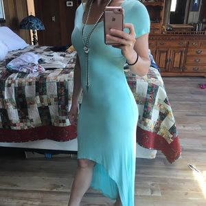 T-shirt Turquoise Blue dress
